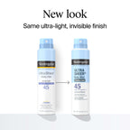 Buy now Neutrogena Ultra Sheer Body Mist Sunscreen Spray, Broad Spectrum SPF 45, Lightweight Spray Sunscreen, Non-Greasy & Water Resistant, Oil-Free & Non-Comedogenic UVA/UVB, 5 oz Pack of 3 at indiglob india