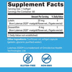 Buy now Doctors Best Lutein, Supports Eye Health & Performance, Non-GMO, Gluten Free, 20 mg, 60 Softgels at indiglob india