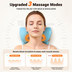 Cordless Neck Massager with Heat for Pain Relief Deep Tissue