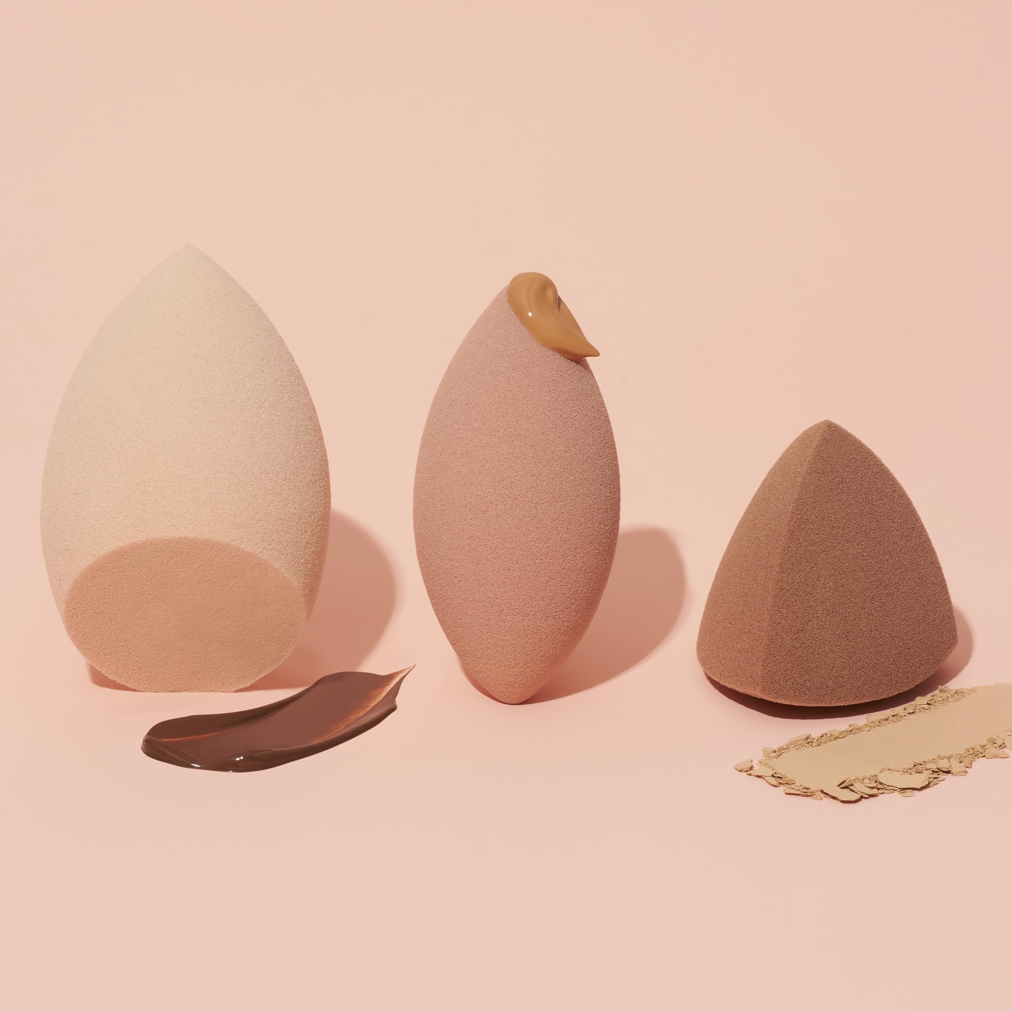 Buy now e.l.f. Total Sponge Set, Multi-use Makeup Sponge Set For Flawless Blending, Great For Powder Or Liquid Concealer & Foundation, Vegan & Cruelty-Free at indiglob india
