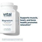 Vital Nutrients Magnesium Glycinate + Malate - 120mg Vegan Magnesium Supplement for Women and Men - Muscle, Heart, Bone Support* - Promotes Relaxation - Gluten, Dairy and Soy Free - 100 Capsules