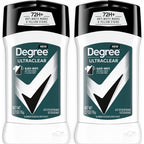 Degree Men UltraClear Antiperspirant Deodorant Black+White 2 Count 72-Hour Sweat & Odor Protection Antiperspirant For Men With MotionSense Technology 2.7 oz
