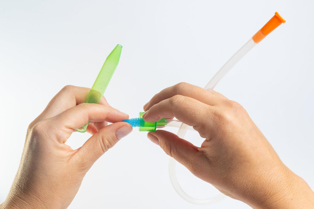 Nosies New Born Baby Nasal Aspirator (0-6 Months) with 20 Hygiene Filters | Tiniest Aspirator Ideal for New Born Baby Congestion Relief, Pediatrician Recommended, Gentle Suction