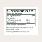 THORNE Red Yeast Rice + CoQ10, Provides Antioxidant Support*, 120 Capsules