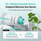 MEDIHEAL Madecassoside Moisture Sun Serum SPF 50+ Sunscreen (1.69 fl oz)