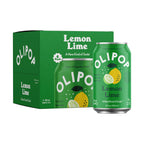 Buy now OLIPOP Prebiotic Soda Pop, Lemon Lime, Prebiotics, Botanicals, Plant Fiber, 12 fl oz (4 Cans) at indiglob india