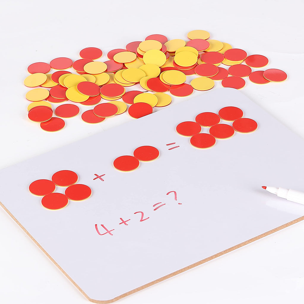 Mr. Pen- Two Color Counters, 100 pcs, Counters for Kids Math, Counters
