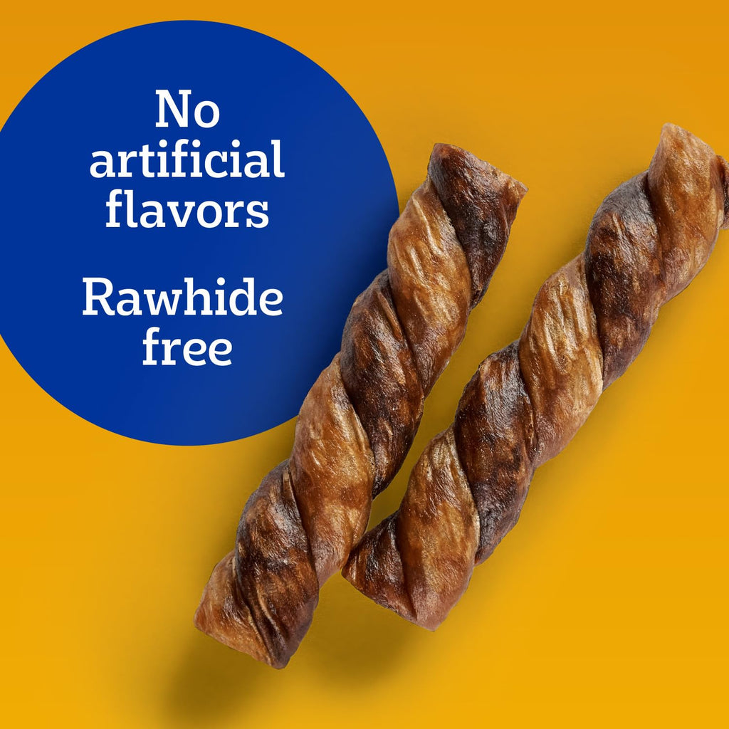 Pedigree Twisty Chews Medium/Large Dog Treats, Chicken & Beef, 16 Count