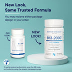 BIOTICS RESEARCH B12-2000™ Vitamin B12 2000 mcg, B6, Folate - 60 Lozenges