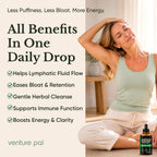 Venture Pal Lymphatic Drainage Drops, on the Go-4fl oz