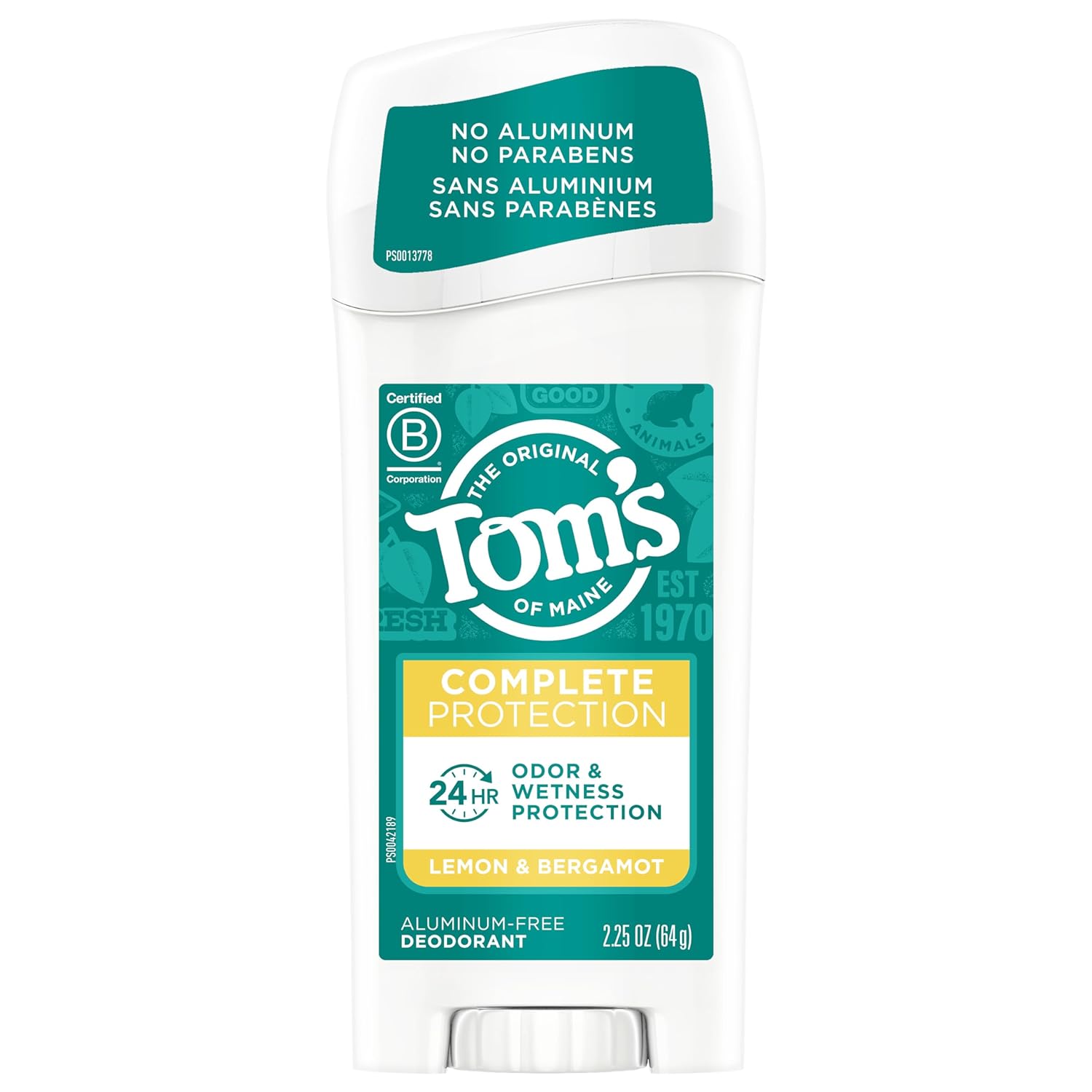 Buy now Tom's of Maine Long-Lasting Aluminum-Free Natural Deodorant for Women, Tea Tree, 2.25 oz (Pack of 3) (Packaging May Vary) 2.25 Ounce (Pack of 1) Lemon & Bergamot at indiglob india