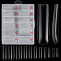 Buy now 120Pcs Extra Long Nail Tips with Box,Clear XXL Straight Tapered Square Full Cover Tips, Press On False for Salons and DIY Art at Home(12 Sizes) Full Square XXL at indiglob india