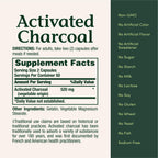 Nature's Bounty Activated Charcoal 260 mg, 100 Capsules