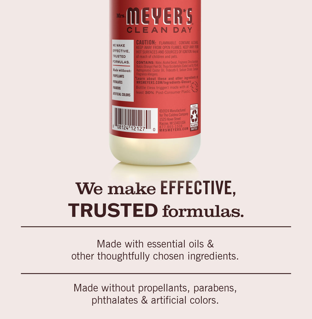 MRS. MEYER'S CLEAN DAY Room Spray, Tomato Vine Scent, 8 Fl Oz Bottle