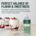 Stevia Liquid Drops, 8 Fl oz, 1823 servings, Pure Concentrated Drops with Zero Calories & Zero Carbs, Delicious Sugar Substitute Great for Keto & Paleo Diets