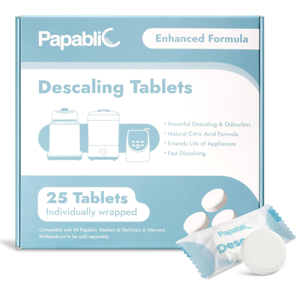Papablic Descaling Tablets, 25 Count, Removes Milk & Limescale