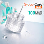 GLUCO-CARE Plus Pen Tips, 32G x 4mm, Ultra-Fine, Twist-On Design, 100 Count