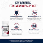 Kirkman Everyday Multivitamin Without Vitamins A & D, 180 Veg Capsules