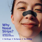 Black Nasal Strips for Men & Women (60 Count)