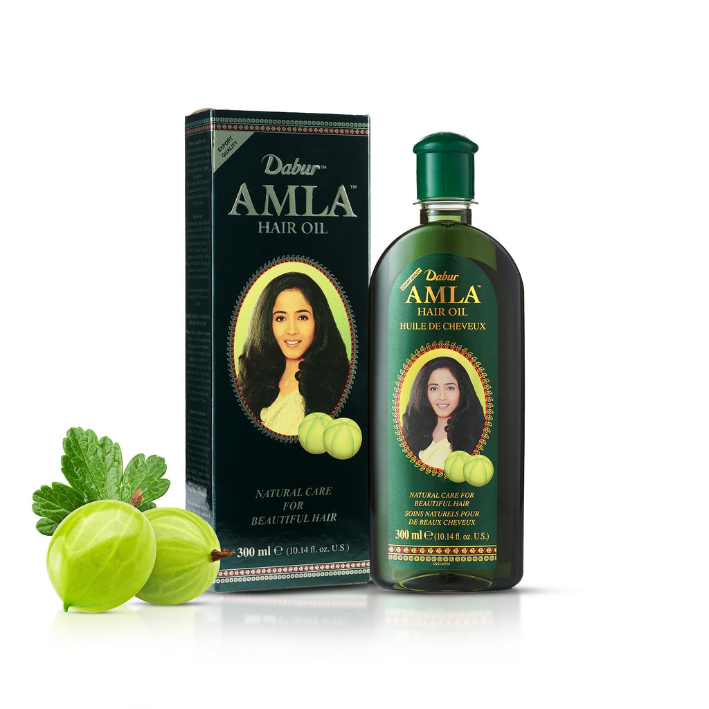 Dabur Amla Hair Oil – Nourishing with Pure Amla Oil For Hair Growth, 300 ml | Botanical Extracts for Healthy, Moisturized Scalp, Strong, Shiny Hair – Ayurvedic Strengthen Roots for Men & Women