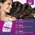 Nature's live Multi Collagen Peptides Softgel - Type I, II, III, V, X | Hydrolyzed Collagen Peptides with Biotin, Hyaluronic Acid, Supports Skin Hair Nail, Grass-Fed, 60 Softgels, 2 Pack