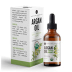 Buy now Kate Blanc Cosmetics Argan Oil for Hair, Face & Skin from Morocco (4oz, USDA Certified Organic, Cold Pressed & 100% Pure, Light) at indiglob india
