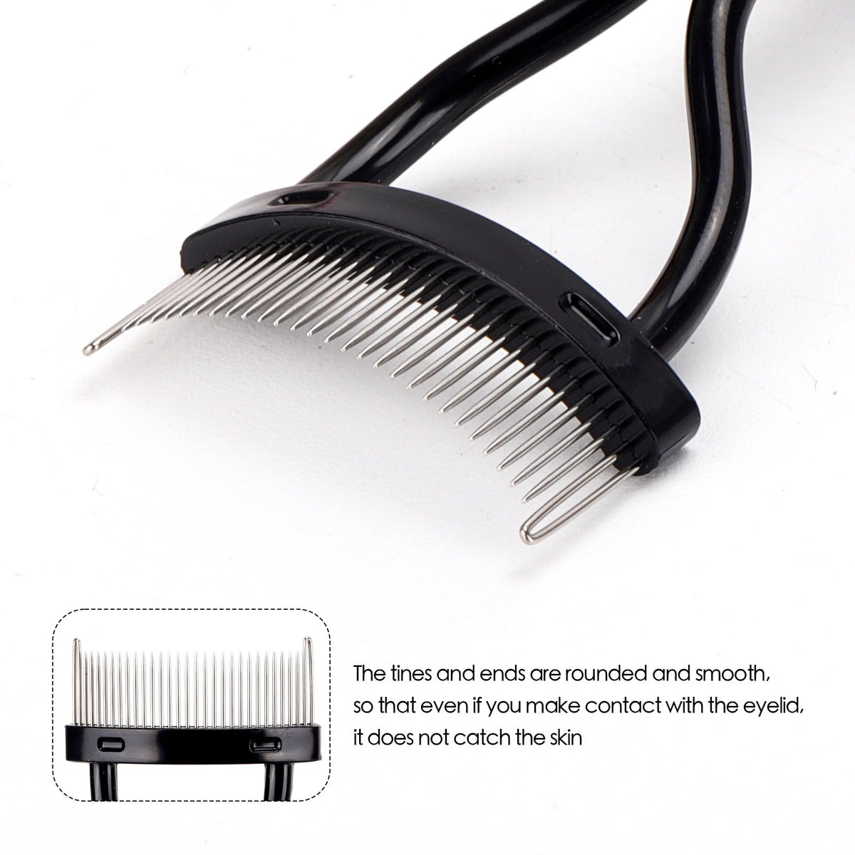 2 Pcs Eyelash Separator Tool Mascara Brushes Eyelash Comb Separator Definer Lash Comb for Combing, Separating Lashes