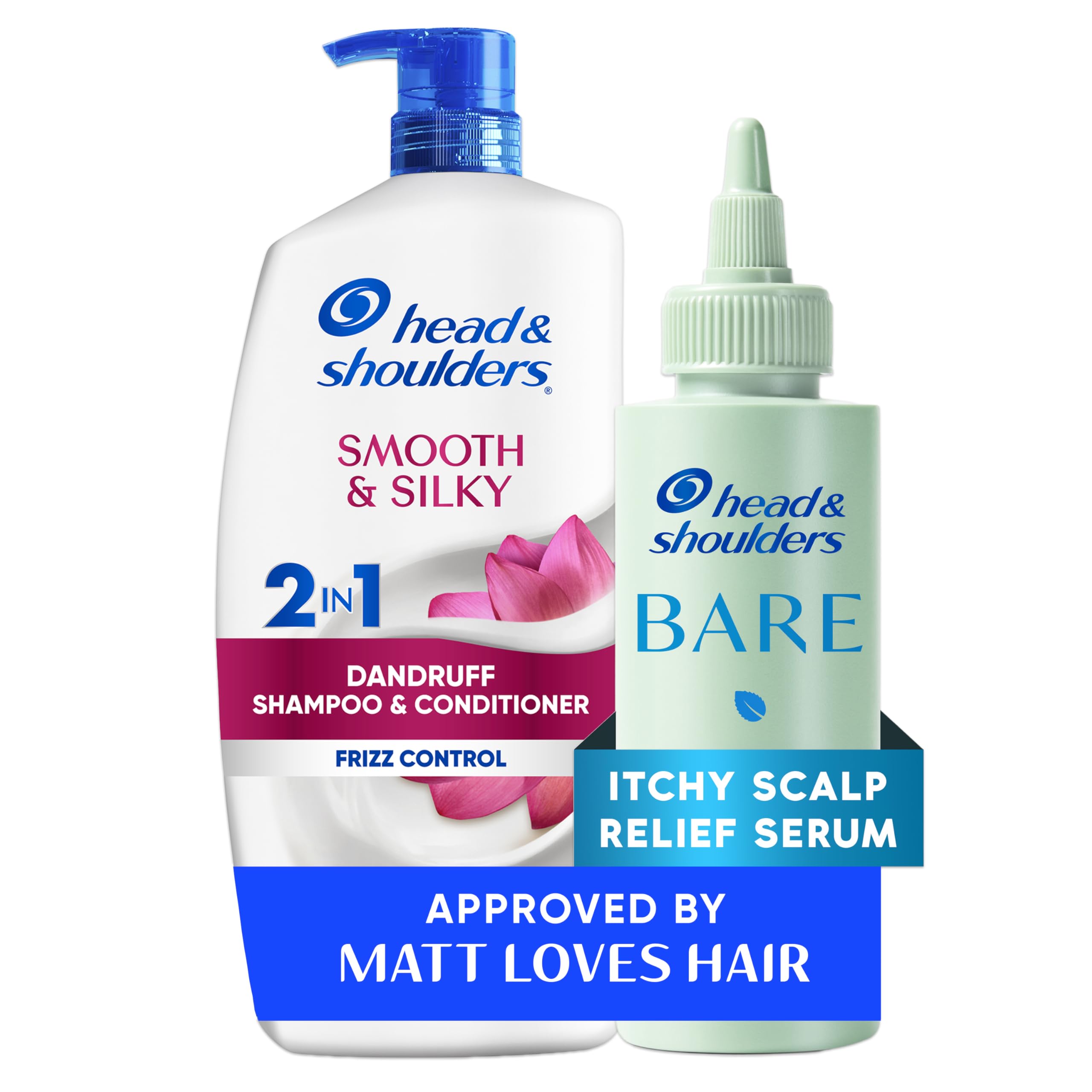 Head & Shoulders Tea Tree Oil 2-in-1 Anti-Dandruff Shampoo and Conditioner, 72-Hour Protection, 1% Pyrithione Zinc, 28.2 fl oz
