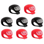 8 Pack Bike Lights, Silicone LED Bicycle Lights Front and Rear, Waterproof