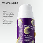 Paula's Choice CLINICAL 1% Retinol Face Treatment with Peptides | Anti-Aging Face Serum with Vitamin C & Licorice Extract for Fine Lines & Wrinkles, Fragrance Free