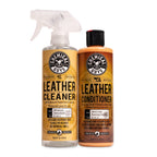 Buy now Chemical Guys Leather Cleaner and Conditioner Kit - 2 Bottles (4 oz Each), Car Cleaner and Conditioner, Safely Cleans & Conditions Leather Car Interiors, Furniture, Shoes, Boots, Bags, Apparel & More at indiglob india