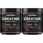 NatureBell Micronized Creatine Monohydrate Powder, 200 Servings | 5g Per Serving. Creatine Bulk Supply (1 kg / 2.2 lb). Unflavored & Easy-to-Mix. Keto, Vegan, Filler Free.