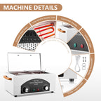High Temperature Sterilizer Dry Heat Nail Tool Dental Tool Sterilizer 1.5L