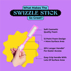 Berkland Swizzle Sticks, 25-Pack - Soft Absorbent Post-Intimacy Sponges