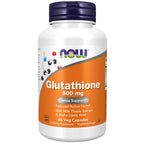 NOW Foods Supplements, Glutathione 500 mg, With Milk Thistle Extract & Alpha Lipoic Acid, Free Radical Neutralizer*, 60 Veg Capsules