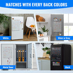 Large Acrylic Magnetic Calendar for Refrigerator, 2in1 Clear Fridge Calendar, Monthly Planning Board with to Do List, for Businees Meetings/Grocery List, 8 Color Markers -14.5''*11.5''