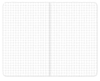 Elan Publishing Company Field Notebook/Pocket Journal - 3.5"x5.5" - Combination of Kraft, Black, Orange, Yellow - Graph Memo Book - Pack of 5