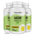 NaturalSlim Kadsorb Potassium Citrate Gluconate 99 mg, 400 Capsules 1 Pack | Supports Electrolyte Balance and Normal pH, Absorbable Potassium Supplements with Essential Minerals, Non GMO