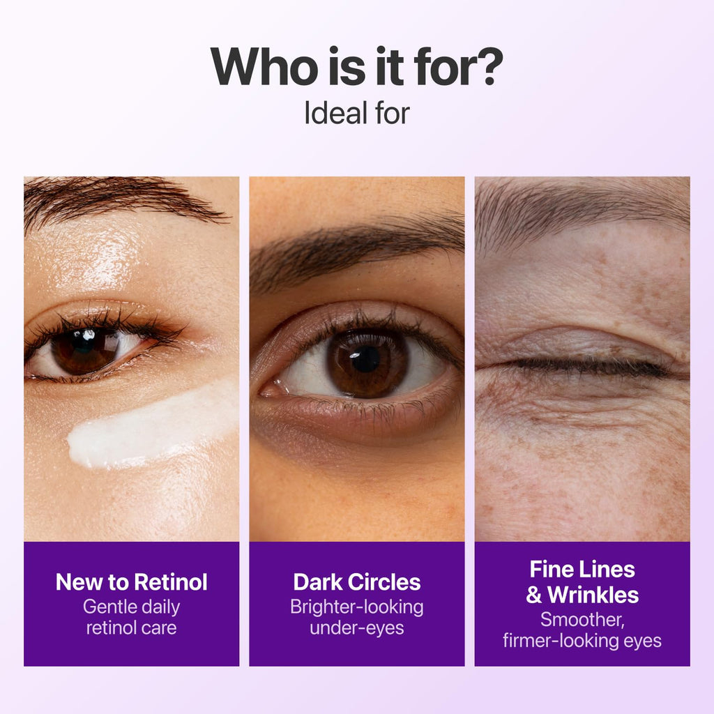 numbuzin No.9 NAD+ Retinol Eye Cream for Dark Circles, Puffiness, Crow's Feet with 50 Peptides, 4% Niacinamide & Ceramide, Reduces Wrinkles & Fine Lines, korean eye cream, 0.33 fl oz