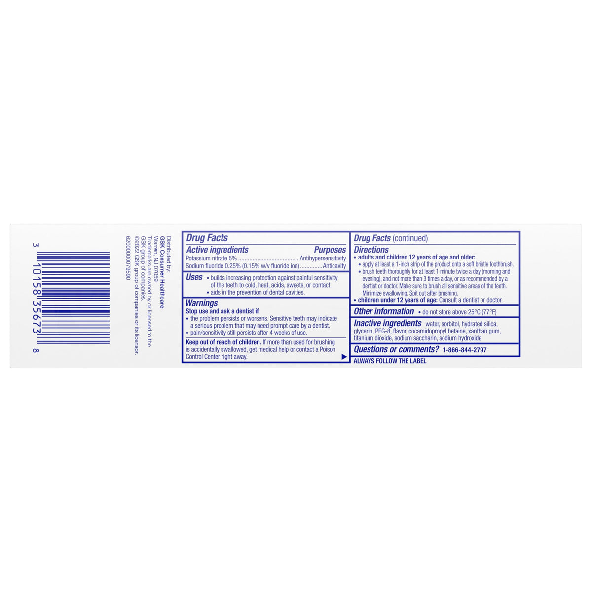 Sensodyne Pronamel Gentle Whitening Fresh Mint Toothpaste, 4 oz (4 Pack)