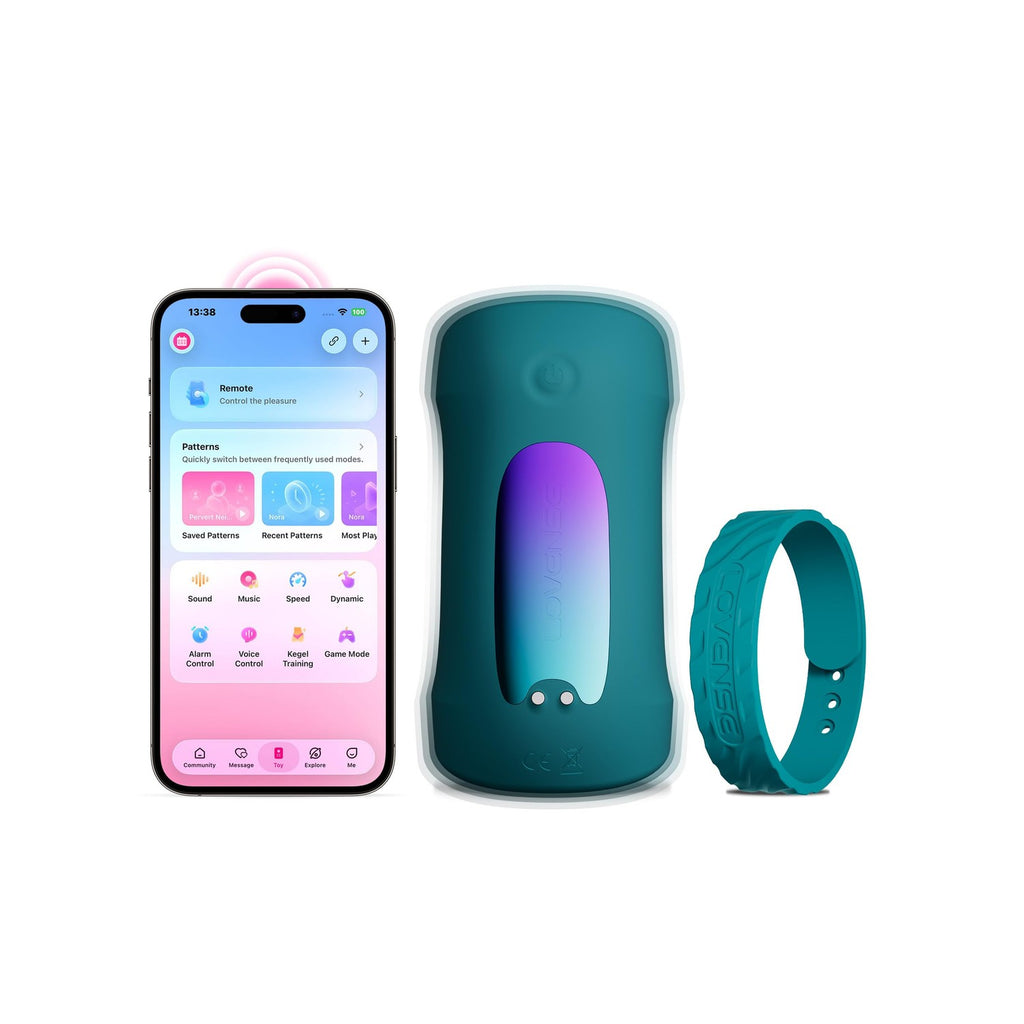 LOVENSE Gush 2 Motion Male Masturbator, Penis Vibrator & Cock Ring for Men