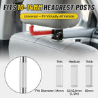 Heavy Duty Steel Bow Hanger for Truck, Headrest Hard hat Holder for Truck