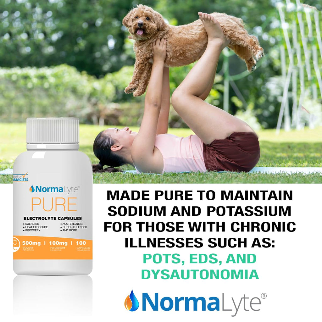 NormaLyte Electrolyte Capsules, 100 Count, Hydration Salt Pills