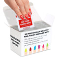 Nail Polish Remover Pads - 100% Non-Acetone - 50 Pack Bulk Set - Individually Wrapped - Quick Nail Polish Remover Wipes - Fingernail Travel Kit to Clear Nail Polish for Home & Professional Removal