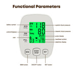 Arm Blood Pressure Monitor with 2 Cuffs, Pediatric Blood Pressure Cuff 6"-9"，Medium/Large Cuff 9"-16.5"， Includes 4 AAA Batteries