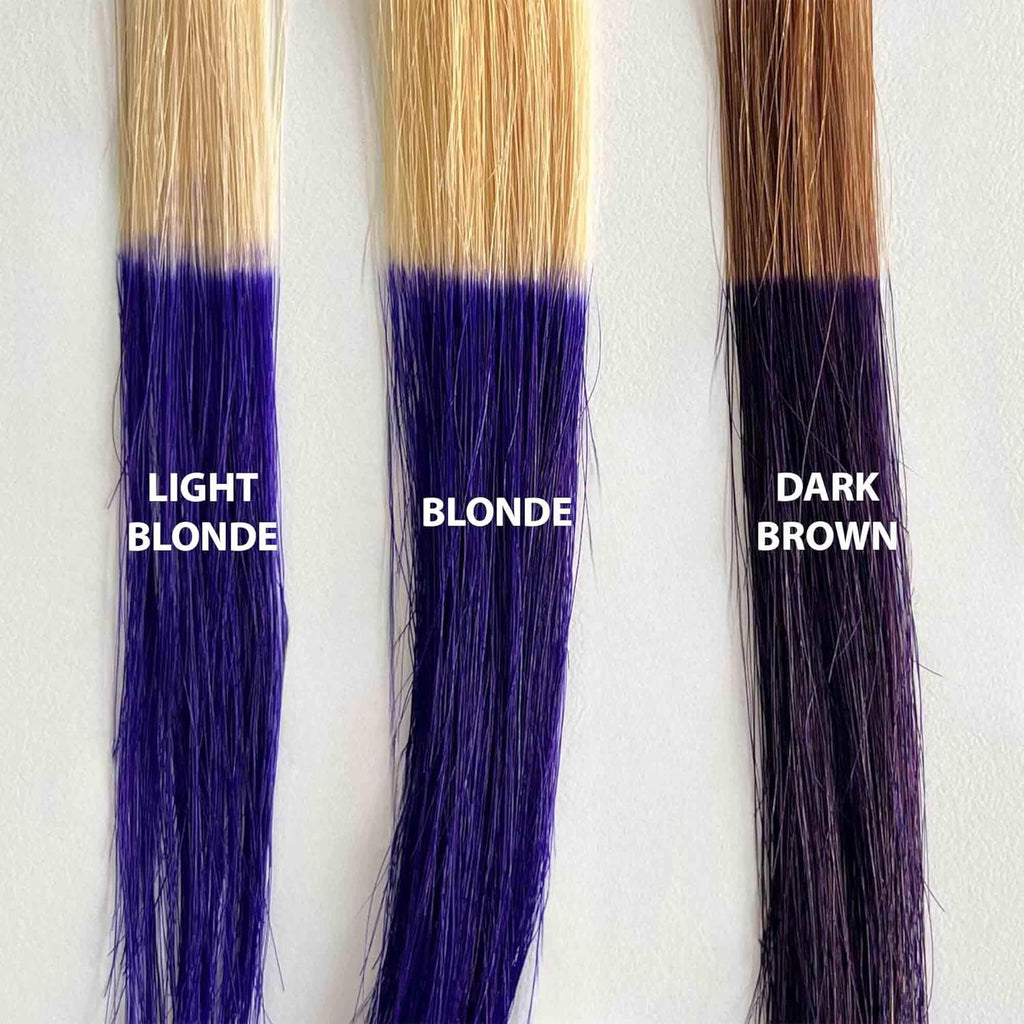 Buy now 20 Purple Premium Natural Semi Permanent Hair Color at indiglob india
