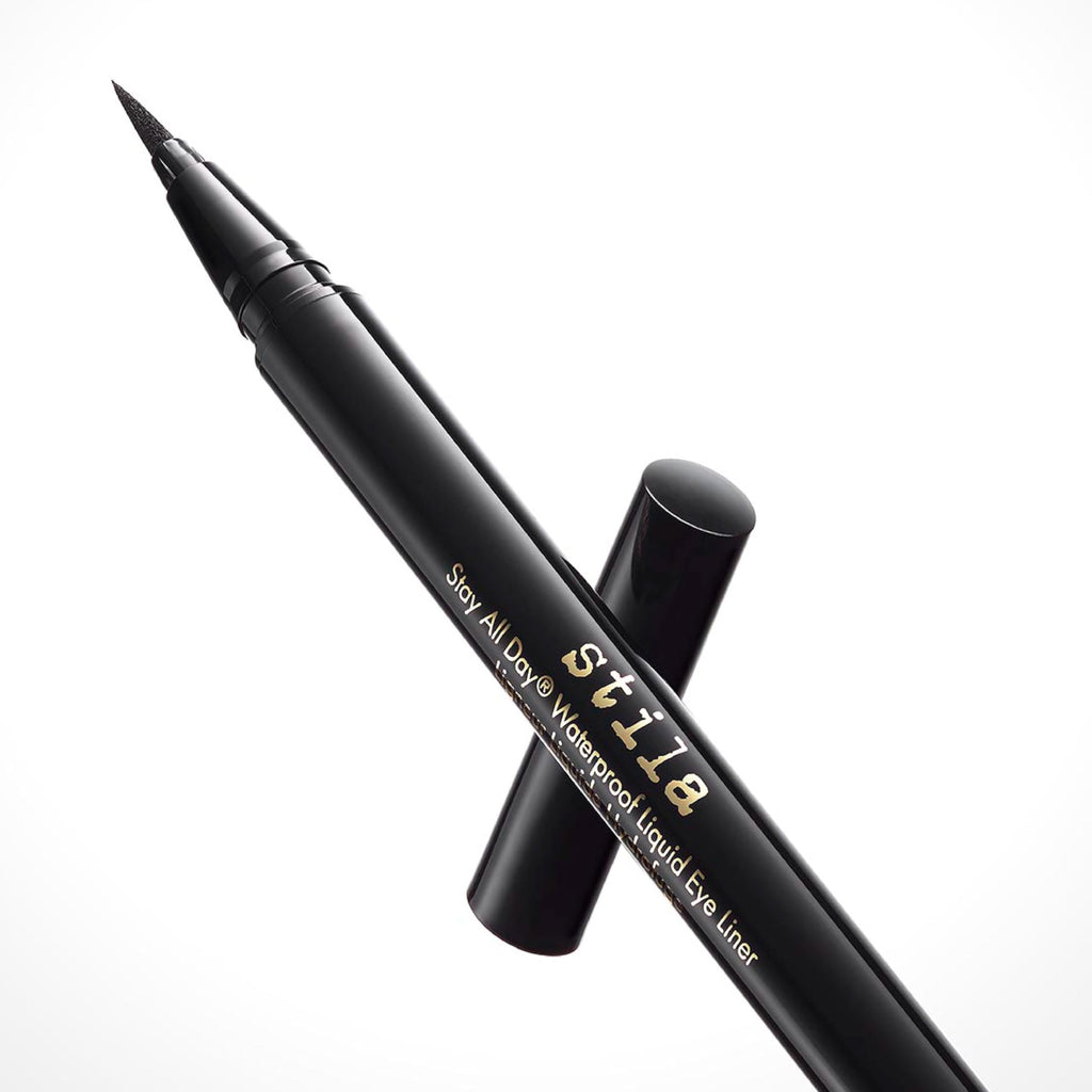 stila Waterproof Liquid Eye Liner, Stay All Day Makeup with Fine Brush Tip | Lasting Satin Finish, Smudge-Proof & Transfer-Resistant