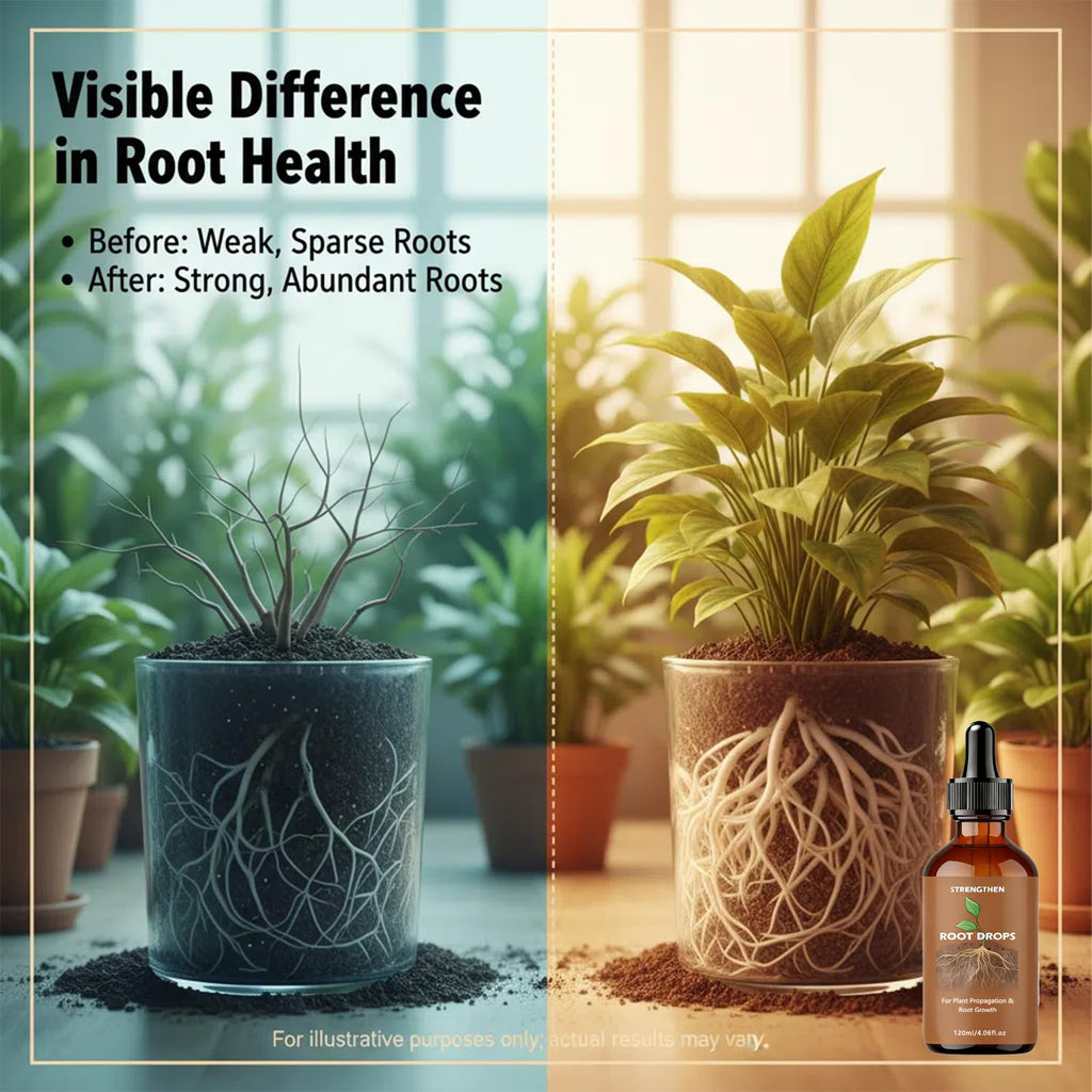 Root Drops,Liquid IBA Rooting Hormone for Cuttings,Rooting Vitamins Propagation Drops for Faster Roots &Less Shock Works in Water,Soil,LECA for All Indoor Houseplants Like Pothos,Monstera,Philodendron