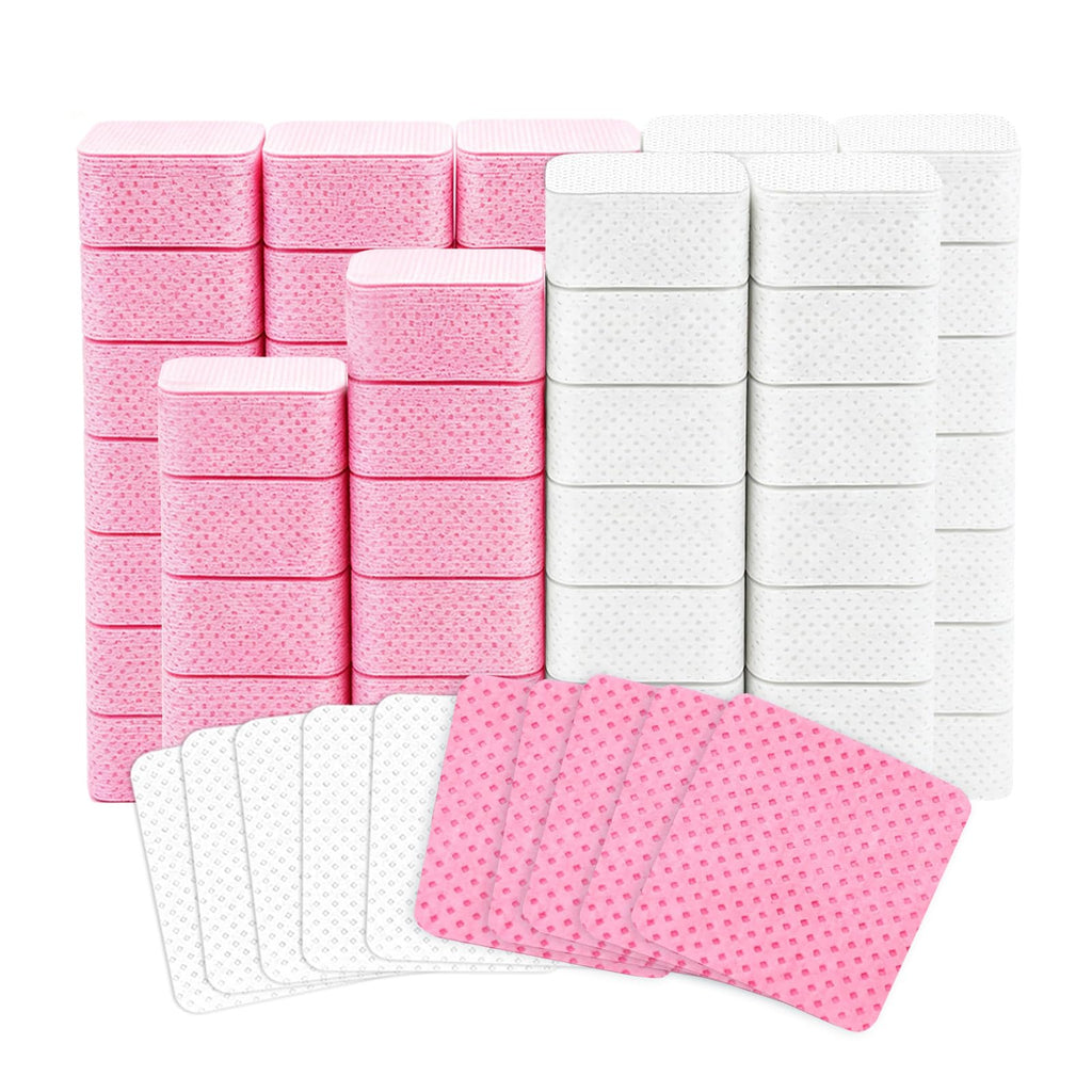 720Pcs Lint Free Nail Wipes, Absorbent, Soft, Non-Woven, No Lint | Nail Supplies, Nail Polish Wipe, Pads Gel Nails, Naile Glue Wipes, for Fingernail Polish Remover Eyelash Extensions Nail Art