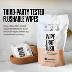 Wipe Those Hands & Wipe That Tush Travel Combo Pack, 60 Wipes Total